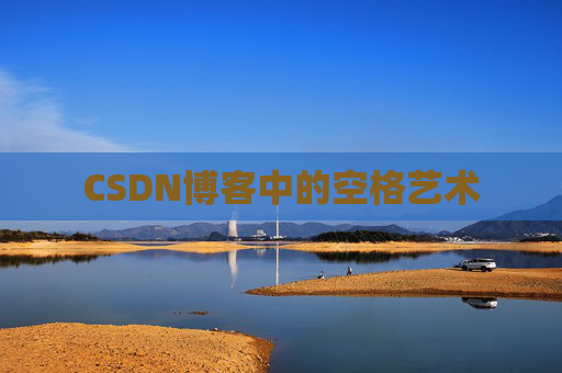 CSDN博客中的空格艺术